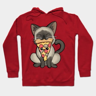 Stray Kitties Pizza Cat Hoodie